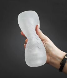 Мастурбатор Dorcel Double OO, двусторонний, два рельефа