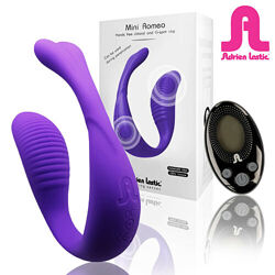 Вибратор для пар, клитора и точки G Adrien Lastic Mini Romeo II с пультом