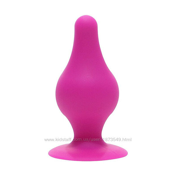 Анальная пробка SilexD Model 2 size XS, S, M, двухслойная, силиконSilexpan