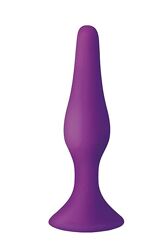 Анальная пробка на присоске MAI Attraction Toys 34 Purple, длина 12,5см