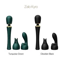 Вибромассажер с насадками для клитора, сосков и точки G Zalo  Kyro Wand