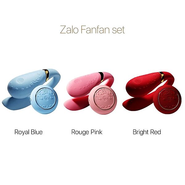 Розкішний смартвібратор для пар Zalo Fanfan set, пульт ДК