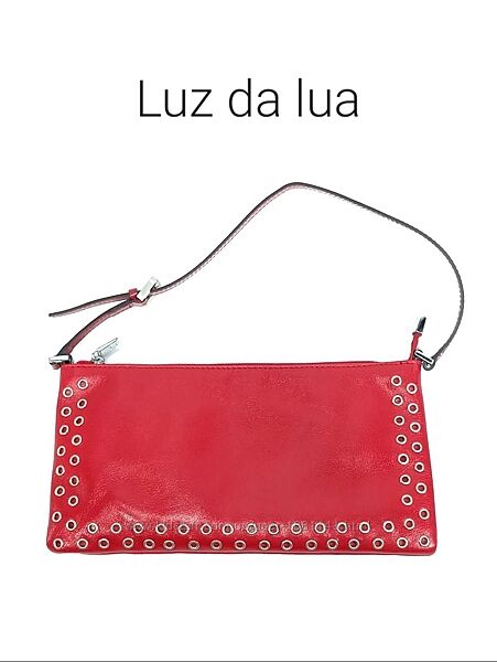 Кожаная женская сумка клатч Luz da lua