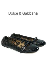 Кожаные балетки Dolce & Gabbana Оригинал