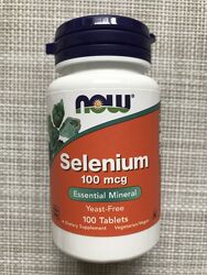 Now Foods , Селен , Selenium 100 mcg 