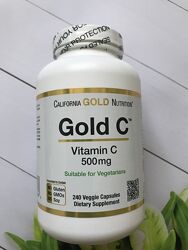 Витамин С , 500 mg , 240 шт , California Gold Nutrition