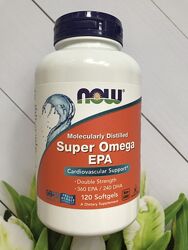 Омега-3 , Super omega EPA , Омега 3 , очищенная молекулярной дистилляцией 