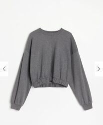 Reserved новый модный женский укорочённый свитшот р. XL. Будет на L-XL