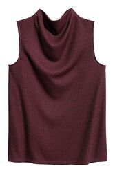 Женский топ h&m l-xl наш 50-52р блуза блузка майка бордо 