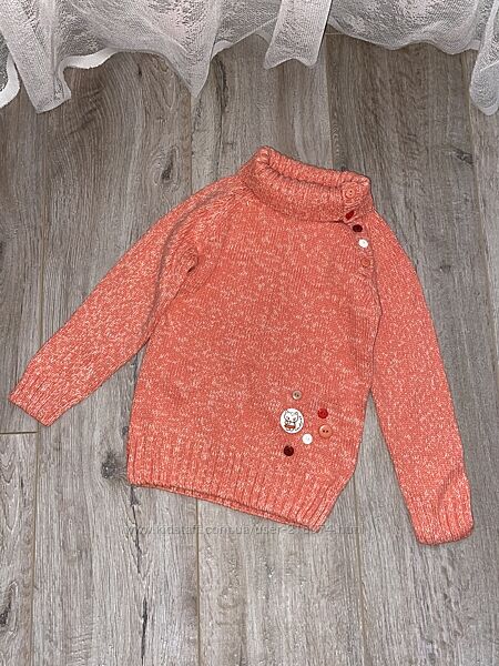 Фирменная теплая кофточка для девочки