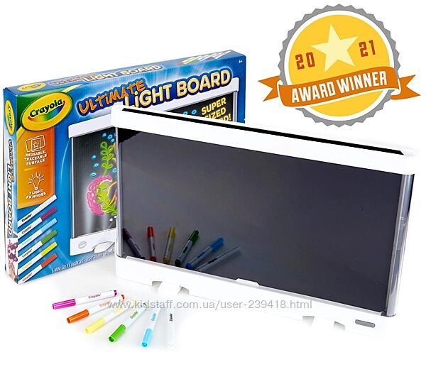 Планшет з підсвіткою Crayola Ultimate Light Board Drawing Tablet