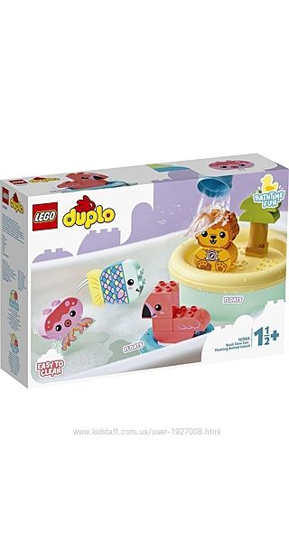 LEGO Duplo Приключения в ванной плавучий остров для зверей 10966