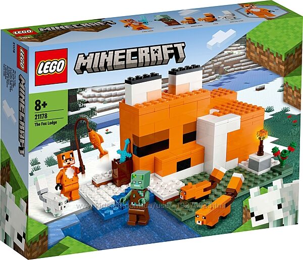 LEGO Minecrаft Лисья хижина 21178