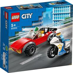 LEGO City Погоня на полицейском мотоцикле 60392