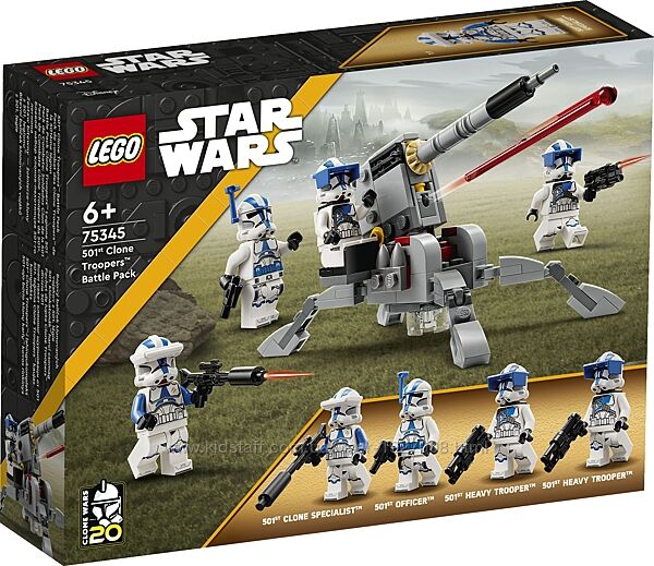 LEGO Star Wars Боевой набор клонов-пехотинцев 501-го легиона 75345