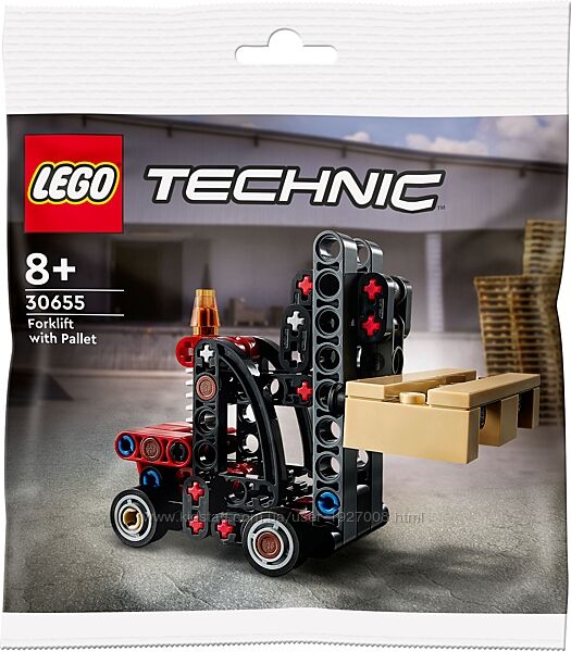 LEGO Technic Вилочный погрузчик и палета 30655