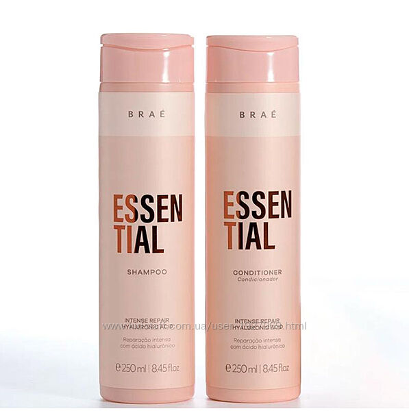 Набір для сухого та пошкодженого волосся Brae essential 2250 ml