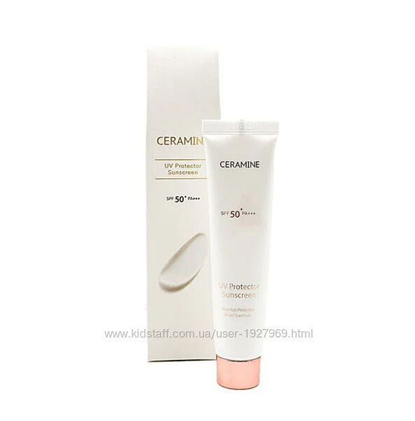 Сонцезахисний денний крем Ceramine UV Protector Sunscreen SPF50 PA 