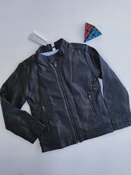 Демисезонная куртка эко кожа,  кожзам IDEXE, 128 см, на 7, 8 лет