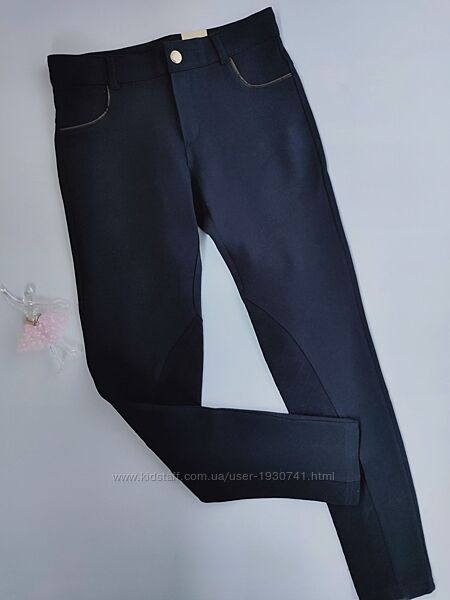 Темно синие демисезонные штаны,  легинсы, брюки Mayoral,  157 см, 12 - 14  