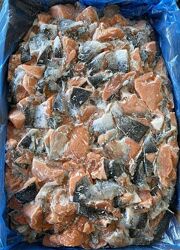 Куски лосося Шотландия н/ш 10кг цена 250грн/кг