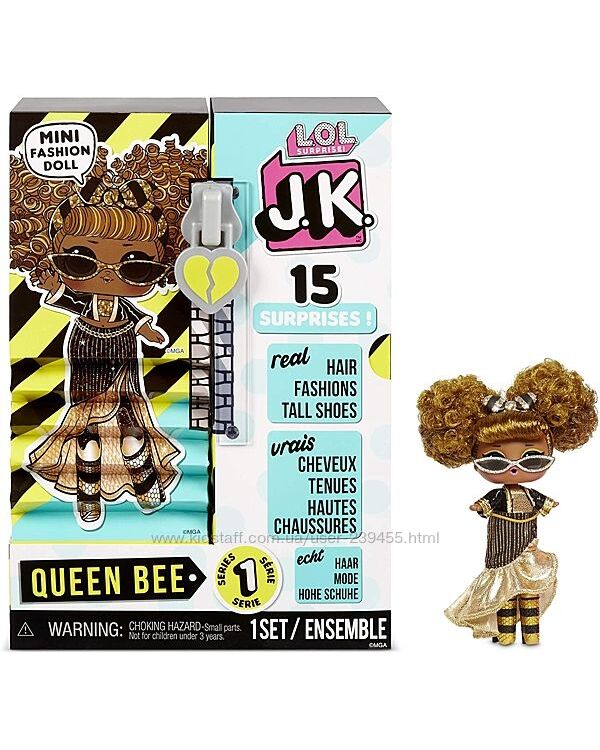 Кукла Лол Королева Пчелка LOL Surprise JK Queen Bee Mini