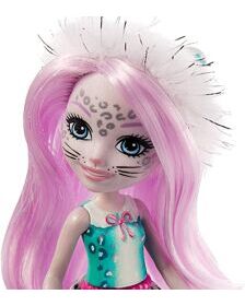 Кукла Энчантималс снежный барс с питомцем Enchantimals Sybill Snow Leopard