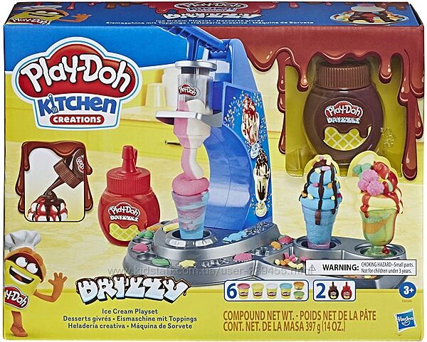 Плей до пластилин фабрика мороженого с глазурью Play-Doh Kitchen Creations 