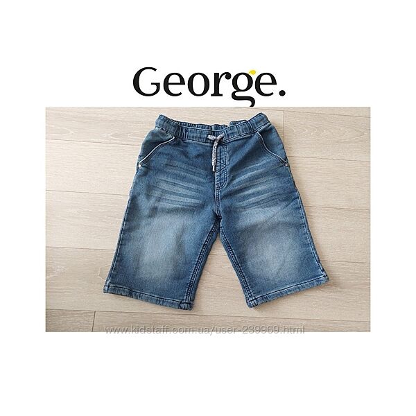 Шорты джинсовые George р.140-146 на 10-11 лет.
