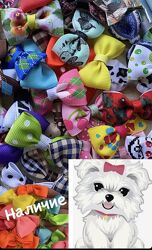 Бантики резинки для собачек 