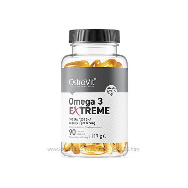 Omega 3Extreme 90 капOstroVit 500 EPA / 250 DHA