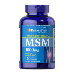 Для суглобів та звязок Puritan Pride MSM 1000 mg 120кап