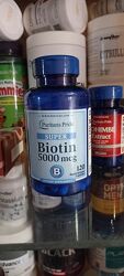 Біотин 5000мг 120капс, Puritan&acutes Pride Biotin 5000 mg 