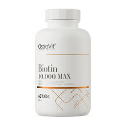 Біотин, OstroVit Biotin 10 000 Max 60кап.