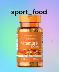 Puritan&acutes Pride Vitamin K 100 mcg 100 tab Вітамін К  фітонадіон