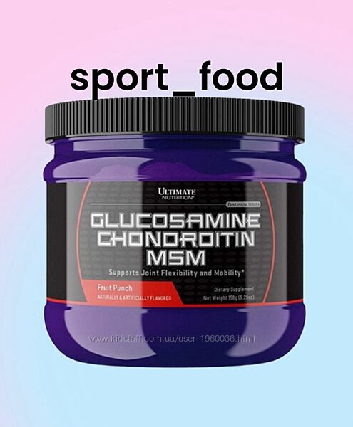 Ultimate Nutrition Glucosamine Chondroitin Msm 158грам 31порція