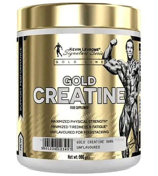 Kevin Levrone GoldCreatine 300 g /60п/ креатин Кевін Леврон Голд без смаку