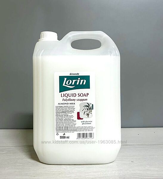 Мило рідке для рук Lorin Almond Milk Мигдальне молоко