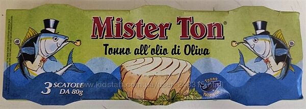 Тунец в оливковом масле Mister Ton 80г