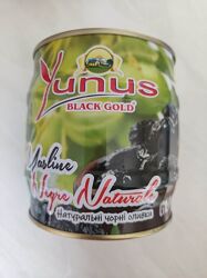 Вяленые черные оливки Yunus 500г