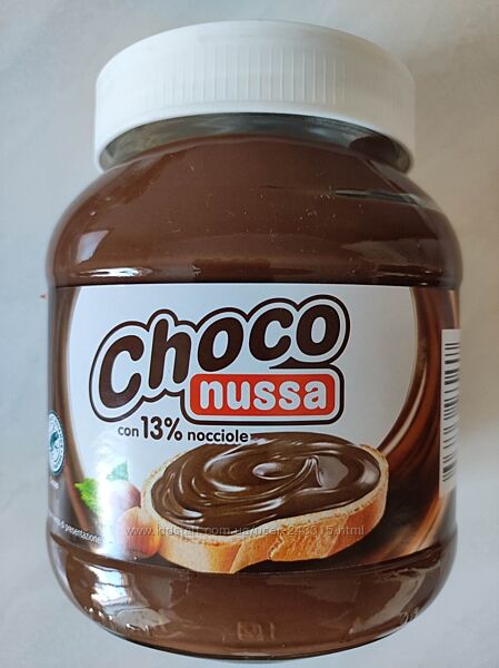 Шоколадная паста Choco Nussa 750г