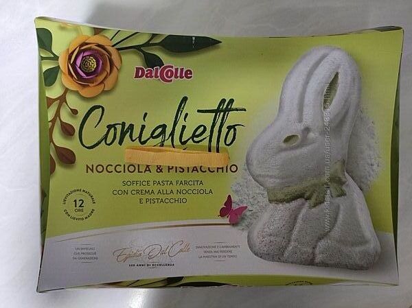 Панеттоне пасхальный в форме зайца Dal Colle Coniglietto 750г