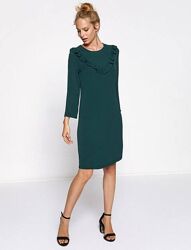 Сукня жіноча зелена, ізумрудна з поясом 36/6 h&m 0410315