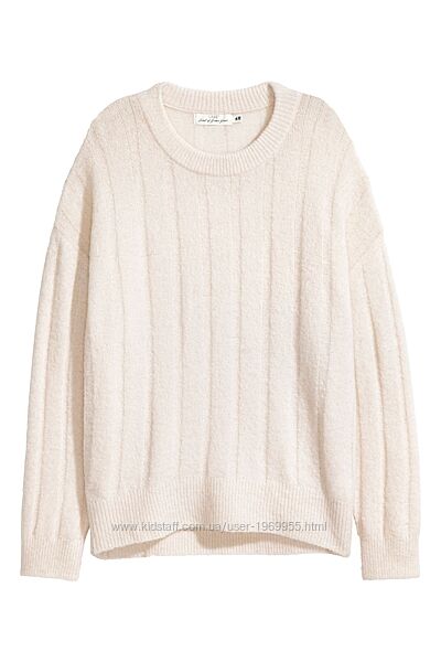 Джемпер, светр жіночий  H&M 0502178-6 XS молочний