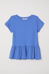 Футболка дитяча H&M 0625691005 170 см Синя 