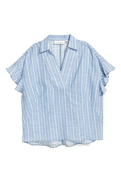 Блуза жіноча H&M 0505765 40/10 Блакитний 