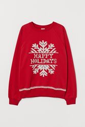 Світшот жіночий H&M 0927653 XS Червоний