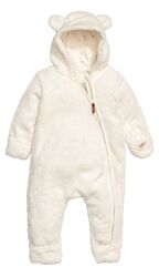 Комбінезон дитячий мoхнатий h&m 62 2-4 білий