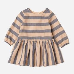 Плаття для дівчинки h&m 0635043 080 см 9-12 міс коричневий