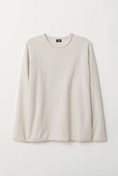 Джемпер чоловічий H&M 6578528 M Світло-бежевий